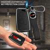 BOM1  Suitable for VIRS Karoq Fabia Superb Roomster Kodiaq Octavia Kamiq Rapid Alloy Car Key Case Leather Car Key Case