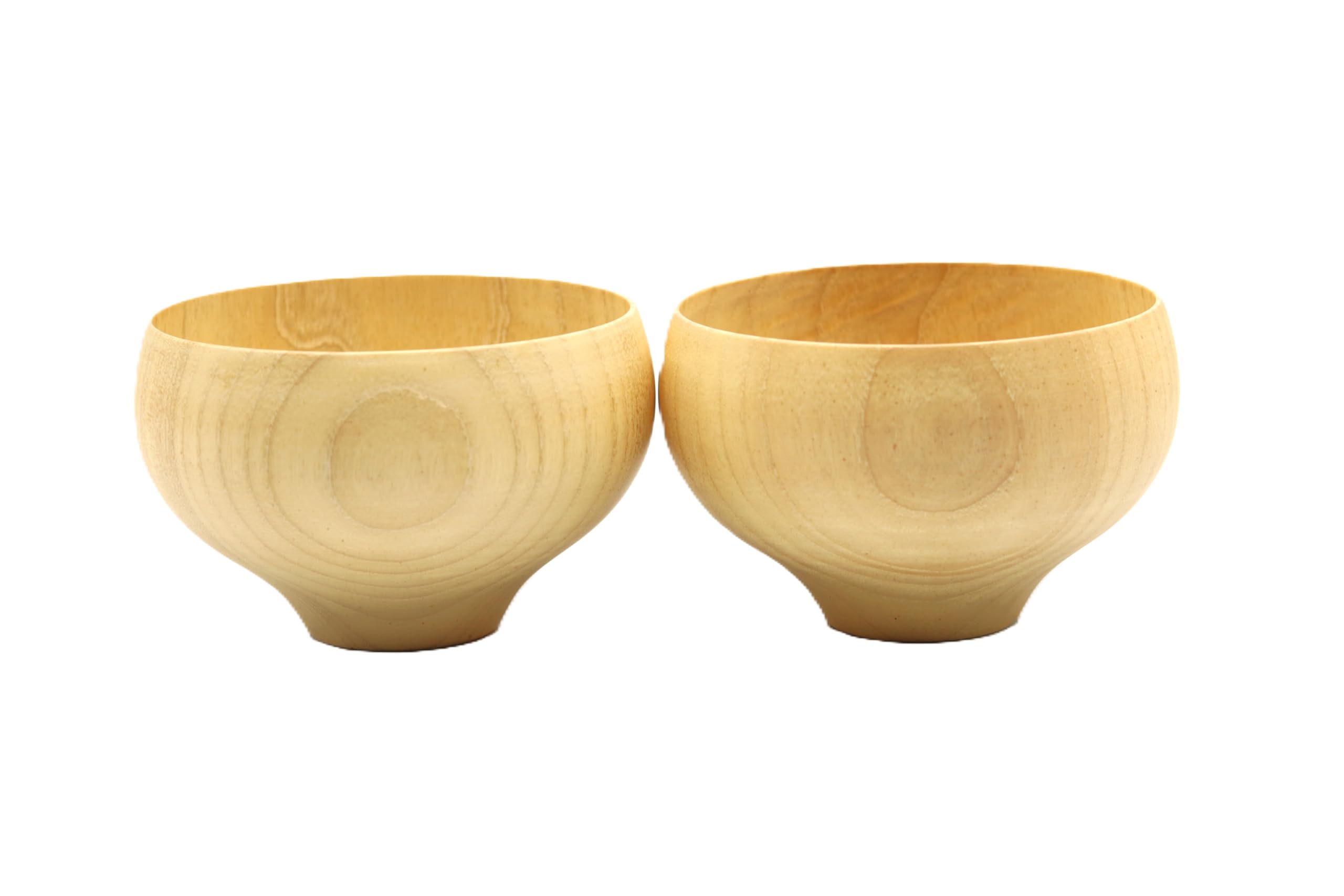 

Набор из 2 деревянных супниц типа TSUBO, покрытых лаком Кишу, от Tsunoda Seibei Shoten, тарелки, до н.э.. 1, Натуральный, Миски, Безопасный,