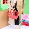 Furniture Miniature For Doll House Supermarket Shopping Food Basket Mini Shopping Basket Doll Accessories