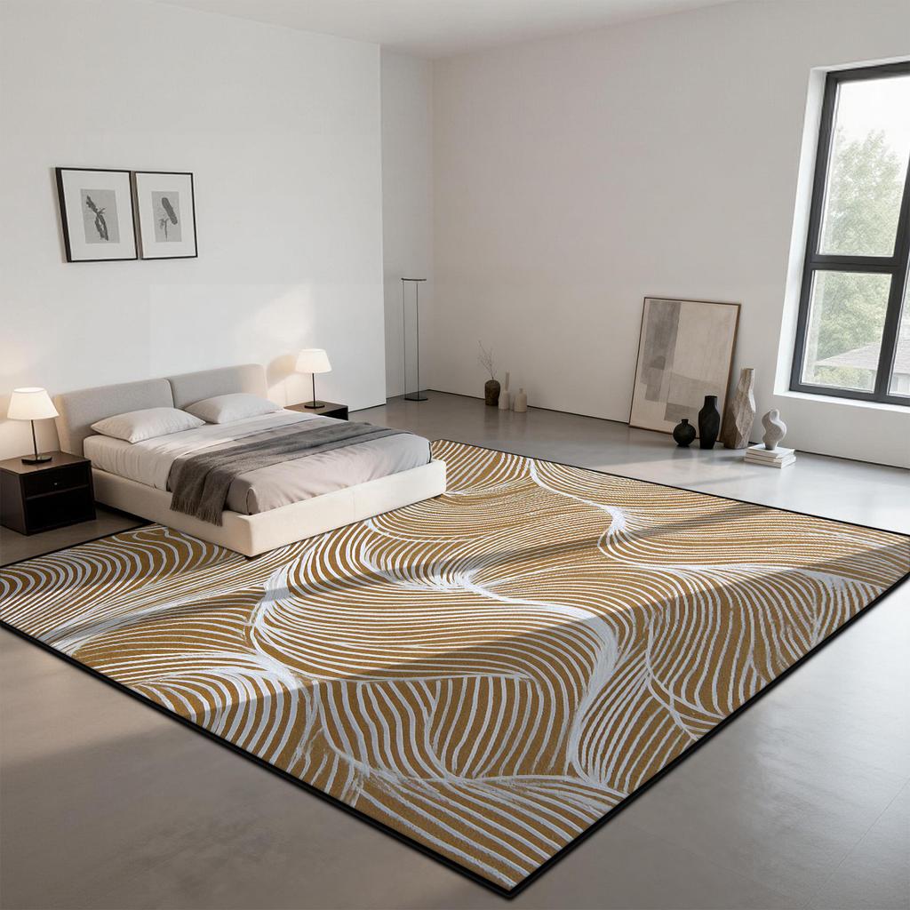 Modern Minimalist Carpet Abstract Style Living Room Customizable Rug Soft Easy To Clean Non-slip Lounge Floor Mats Home Decor