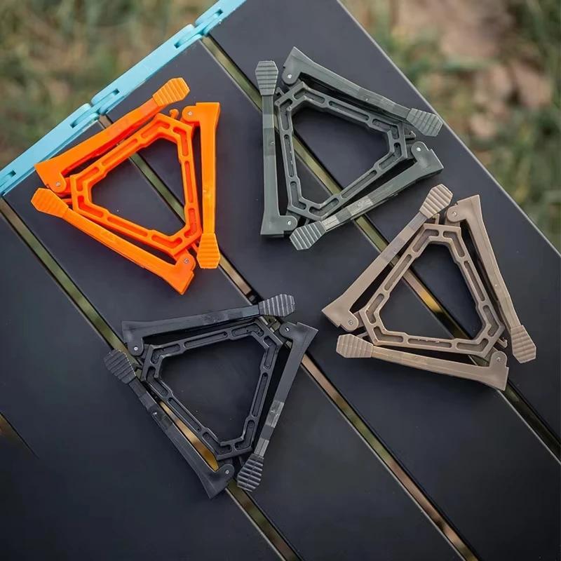 Gas holder foldable outdoor gas holder camping stove bottle holder universal tripod foldable gas holder 4