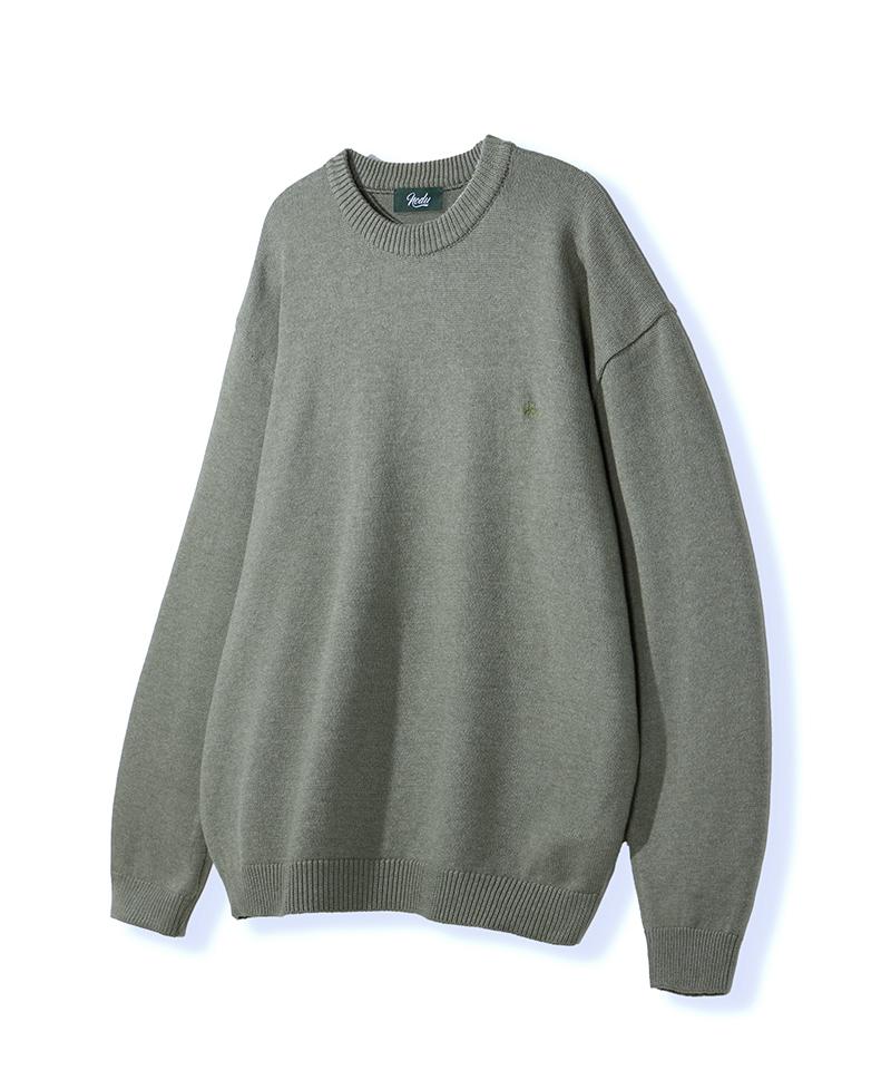 Nod You Maple Basic Round Knit [Khaki] L