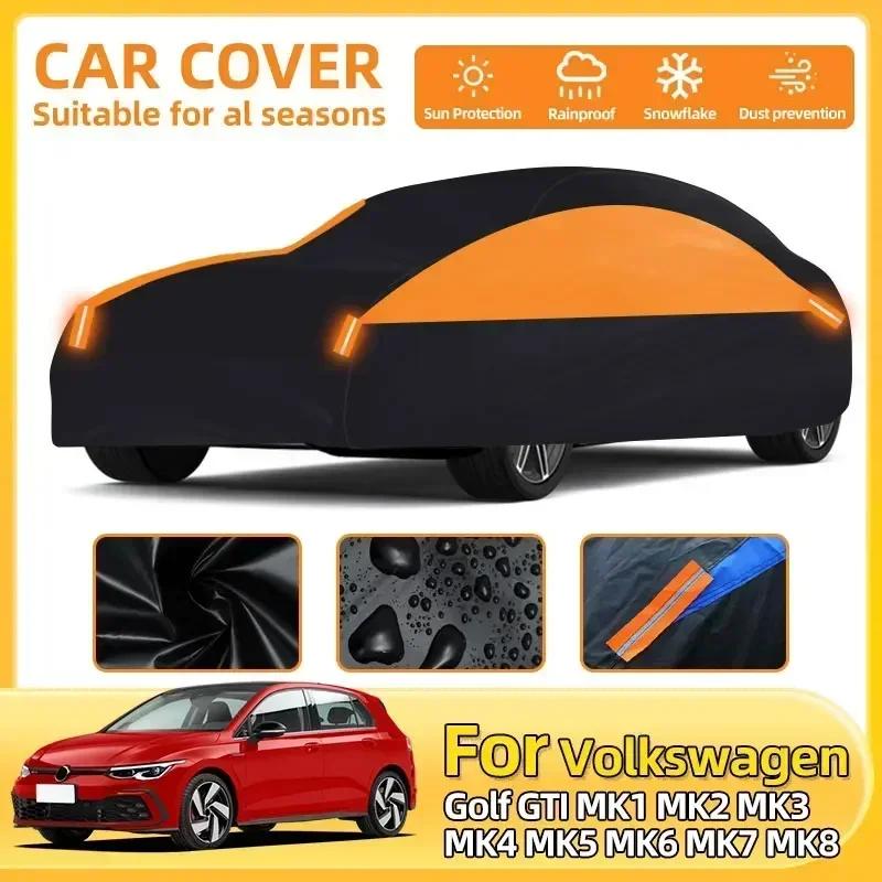 

For VW For Volkswagen Golf GTI MK1 MK2 MK3 MK4 MK5 MK6 MK7 MK8 Full Car Cover Outdoor Sun Anti UV Rain Snow Frost Dust Protectio NO LOGO