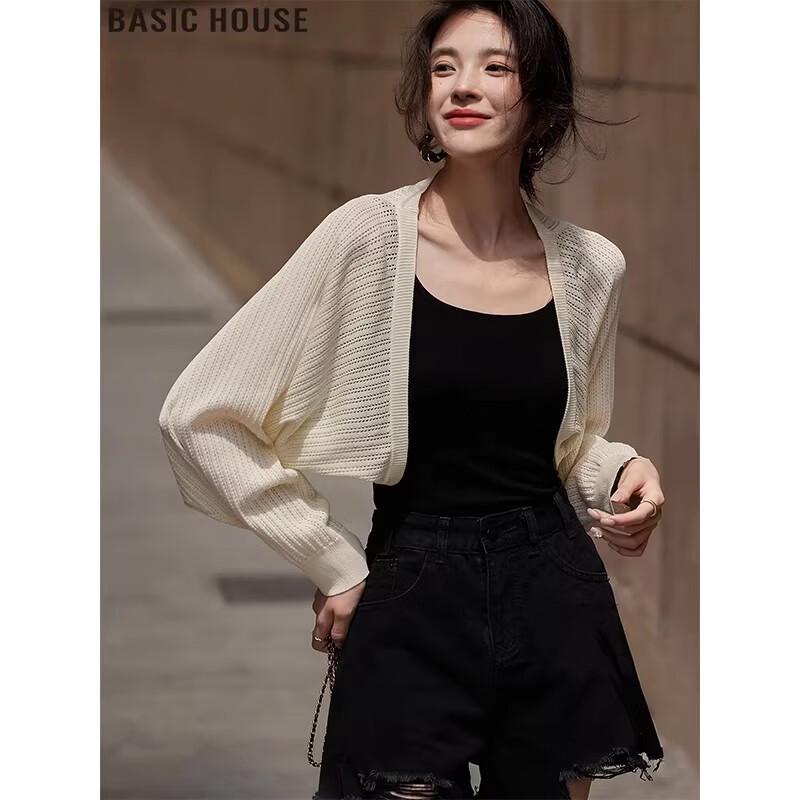 

Женский ажурный кардиган Basic House для защиты от солнца L