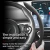 Vcxja9 Suitable for Vinfast Anti-Slip Buckle Segmented Suede Steering Wheel Cover Vf 3 5 6 7 E34 8 9 Herio Limo Green and 
