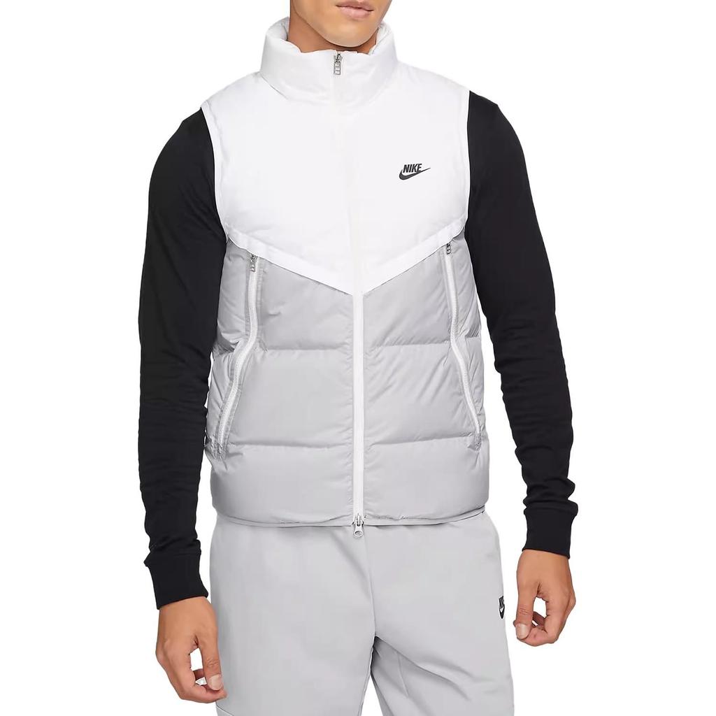 Nike Men's Windproof Warm Stand Collar Down Vest White DV0757-100