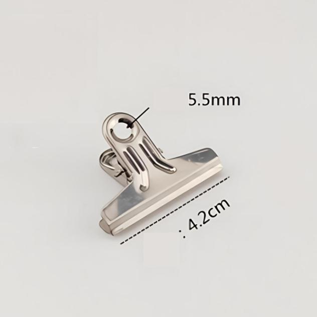 

Зажим из нержавеющей стали Зажим для запечатывания пакетов с едой Многоразовые Сверхпрочные зажимы из нержавеющей стали Многоцелевой Герметичный зажим Офис Школа Дом Кухня S-10Pcs