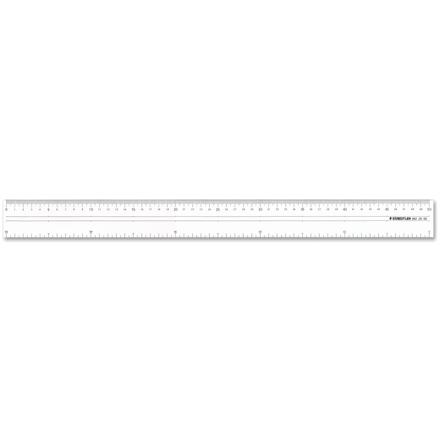 

Staedtler Ruler 50cm with markings 962 double-sided 20-50