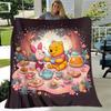 1pc Winnie The Pooh Printing Blanket - Soft, All-Season Throw for Office Blanket,  | Personalized Gift with Adorable Cartoon Design