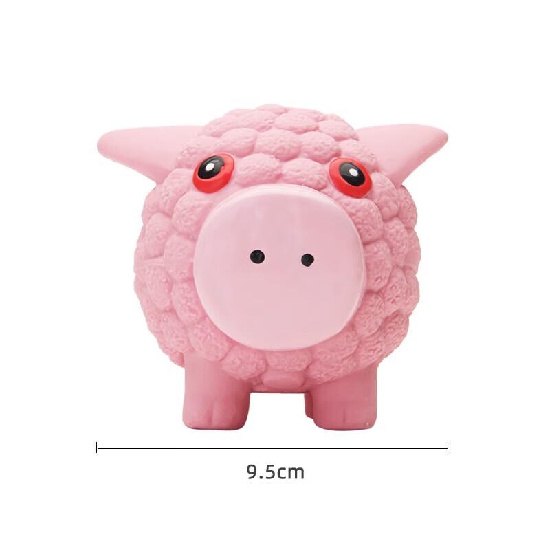 EETOYS Interactive Squeaky Pig Dog Toy