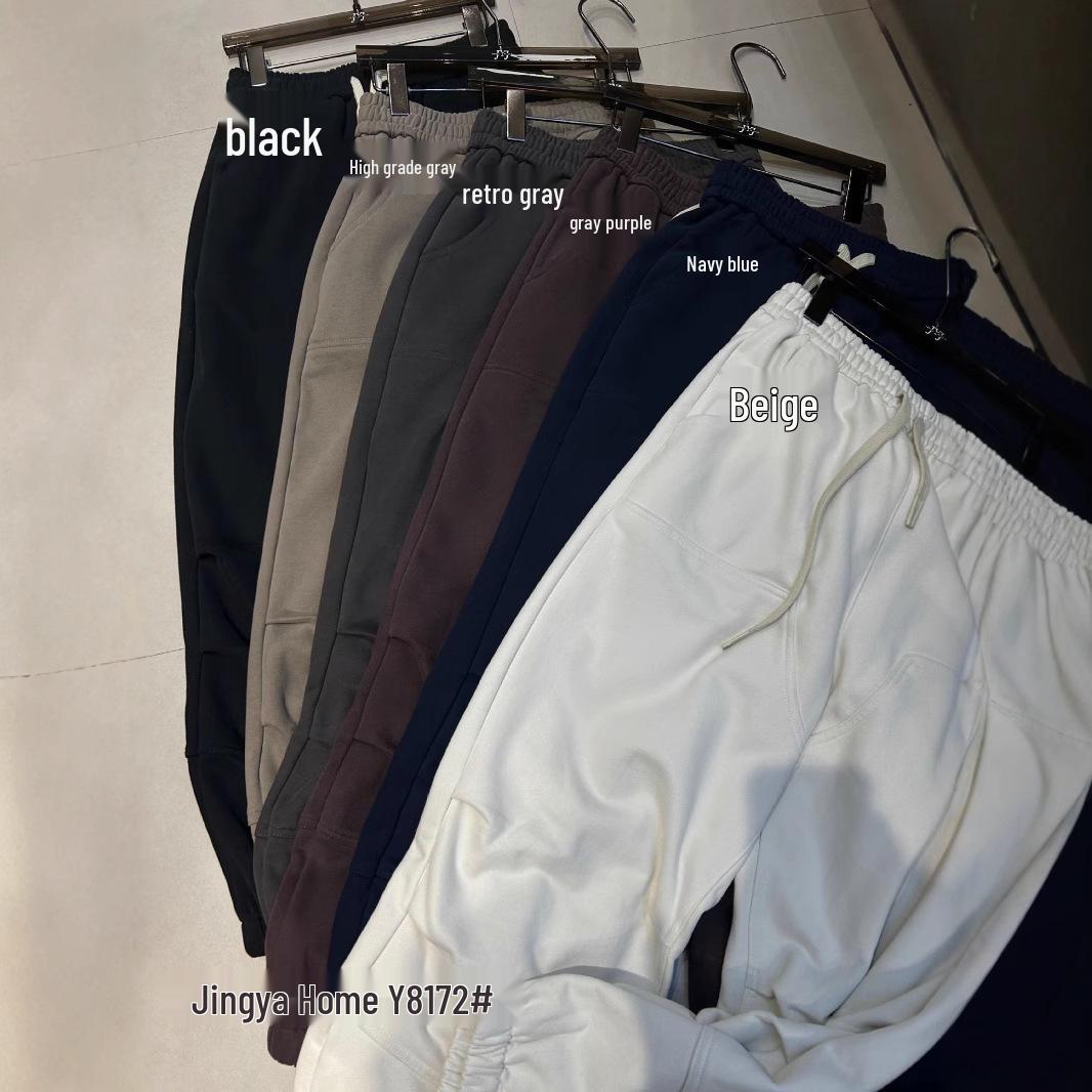 

JYJ Jingya 8172 High Waist Fleece Lined Plus Size Korean Harem Sweatpants Large