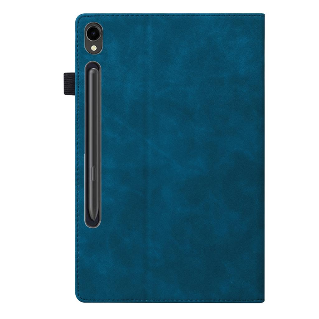 For Samsung Galaxy Tab S10 FE+ Case PU Leather Protective Folio Tablet Cover with Card Holder