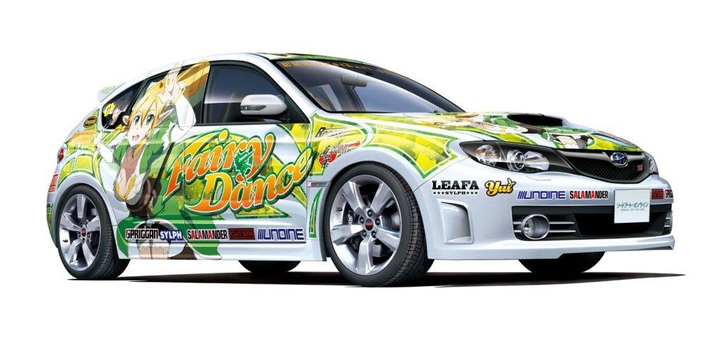 Aoshima Bunka Kyozaisha Itasha Series Sword Art Online Fairy Dance Impreza WRX STI 5Door 1/24 No.30 Ver.GRB '07