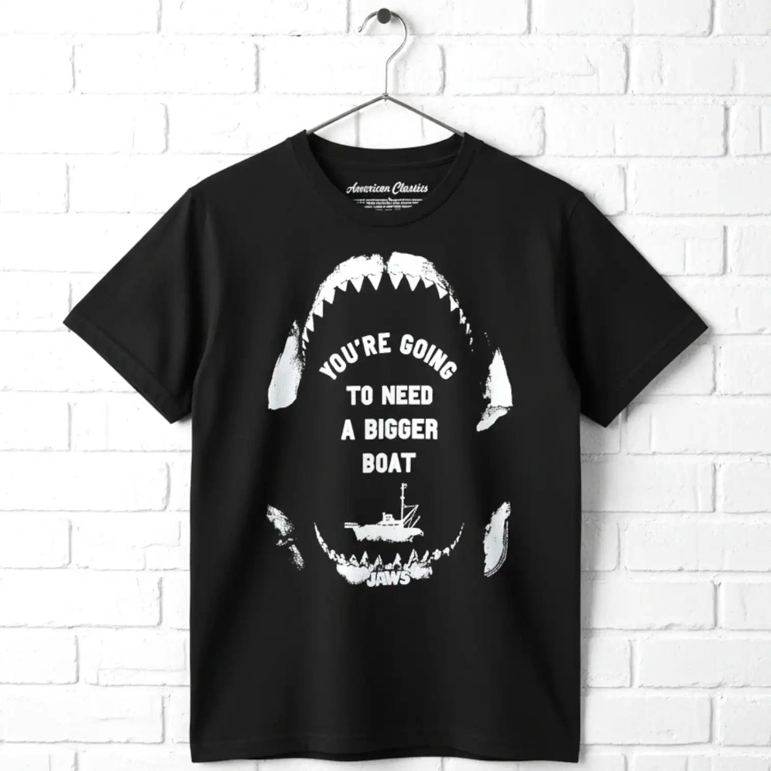 Jaws Shark Teeth POV Men s T Shirt XXL