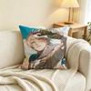 Anime M-Mushoku Tensei Pillow Case Square Double-Sided Sofa Cushion Cover Bedroom Bedside Pillow
