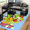 1pc Garfield's Got It! Cool Cat Office Chair Mat - Anime Cartoon Design, Non-Slip Carpet for Home Decor, Gaming Room, Dormitory Flooring.Q076