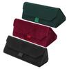 1/2/3PCS Velvet Triangle Folding Glasses Women Case Elegant Sunglasses Case Purse Hard Men Elegant Reading Glasses Box NEW