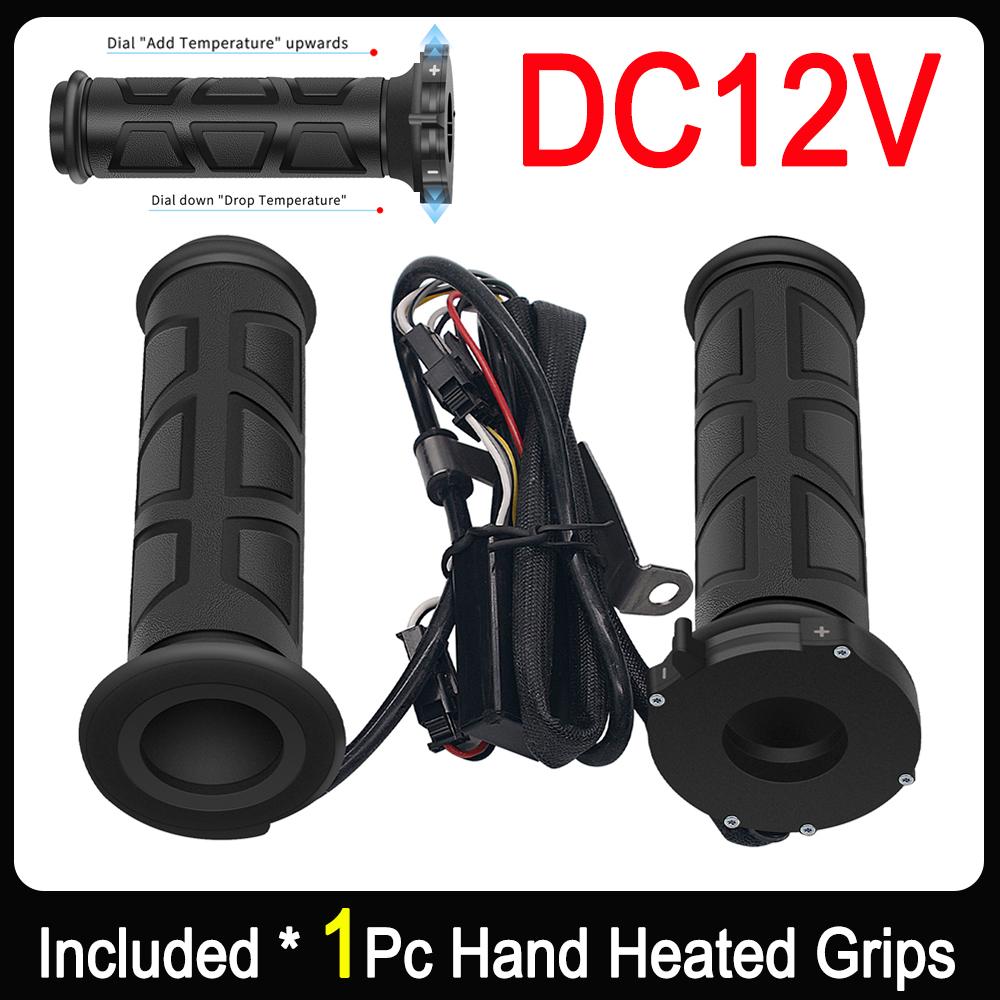 

Подогреватель руля мото-велосипеда ATV, комплект для подогрева, водонепроницаемый, термостойкий, 3/2/1, регулируемая ручка для мотоцикла, аксессуары