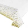 Gold Dot Disposable Party Tablecloth