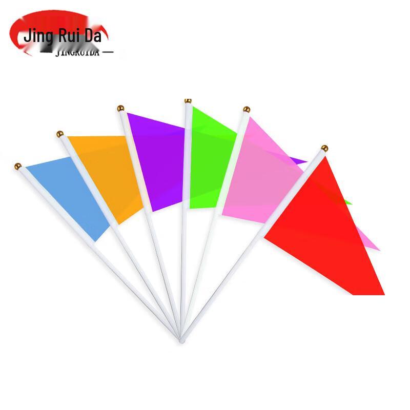 JINGRUIDA Handheld Triangular Flags