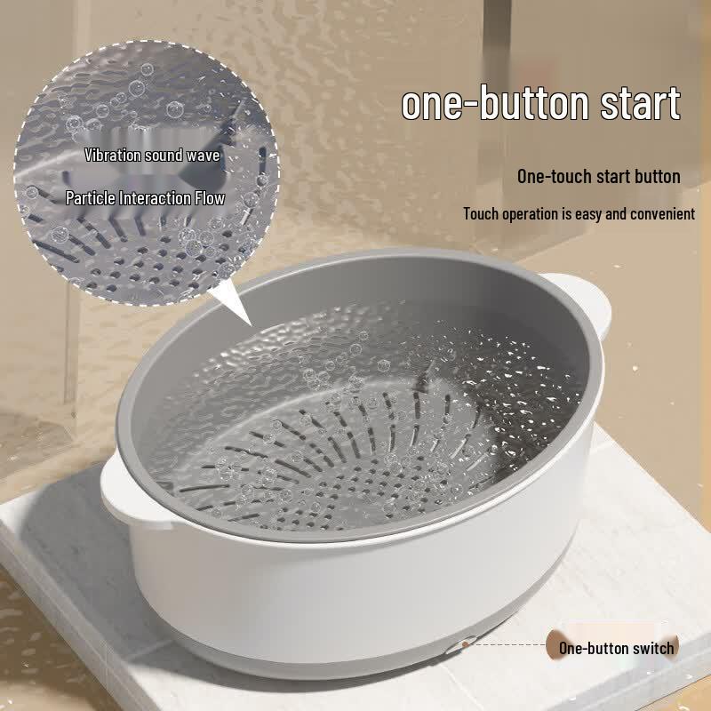 LISM Automatic Fruit & Vegetable Washing Drain Basket