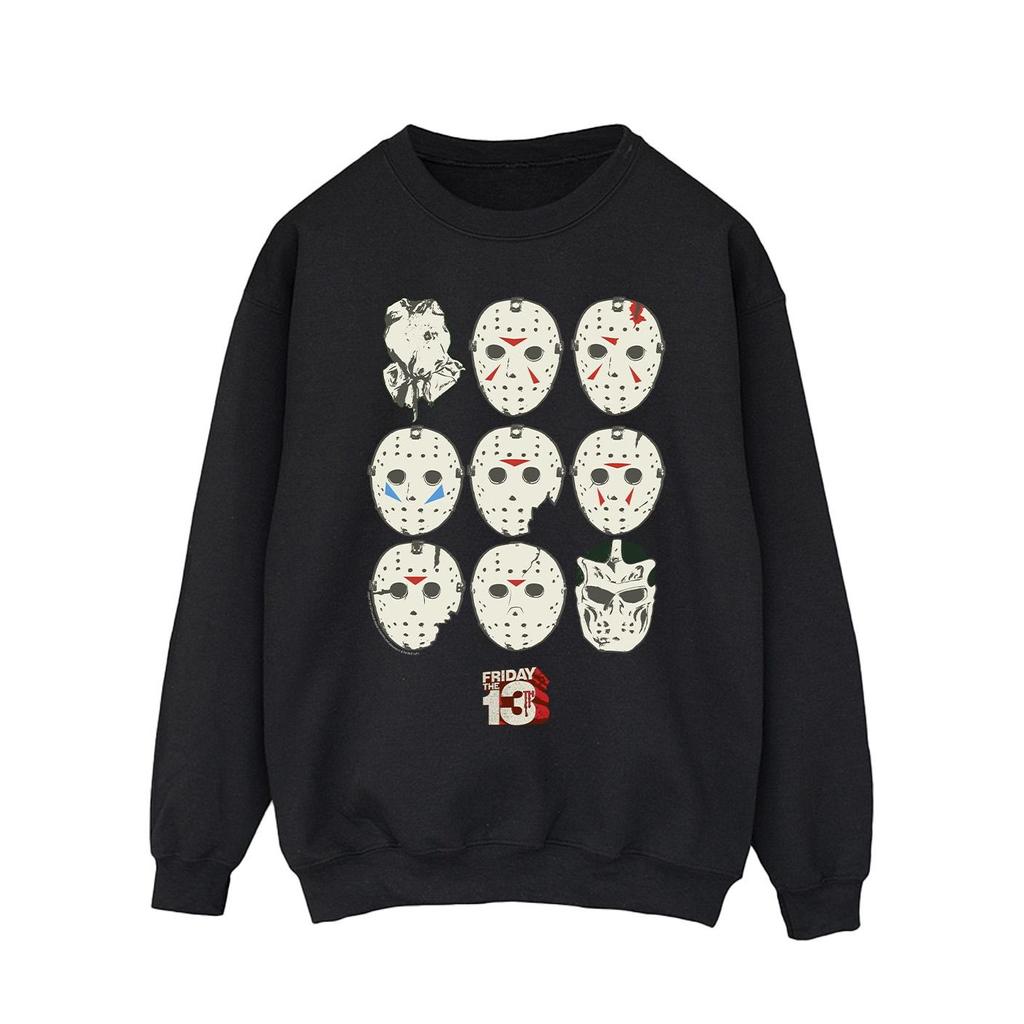 Friday The 13th Mens Jason Masks Sweatshirt