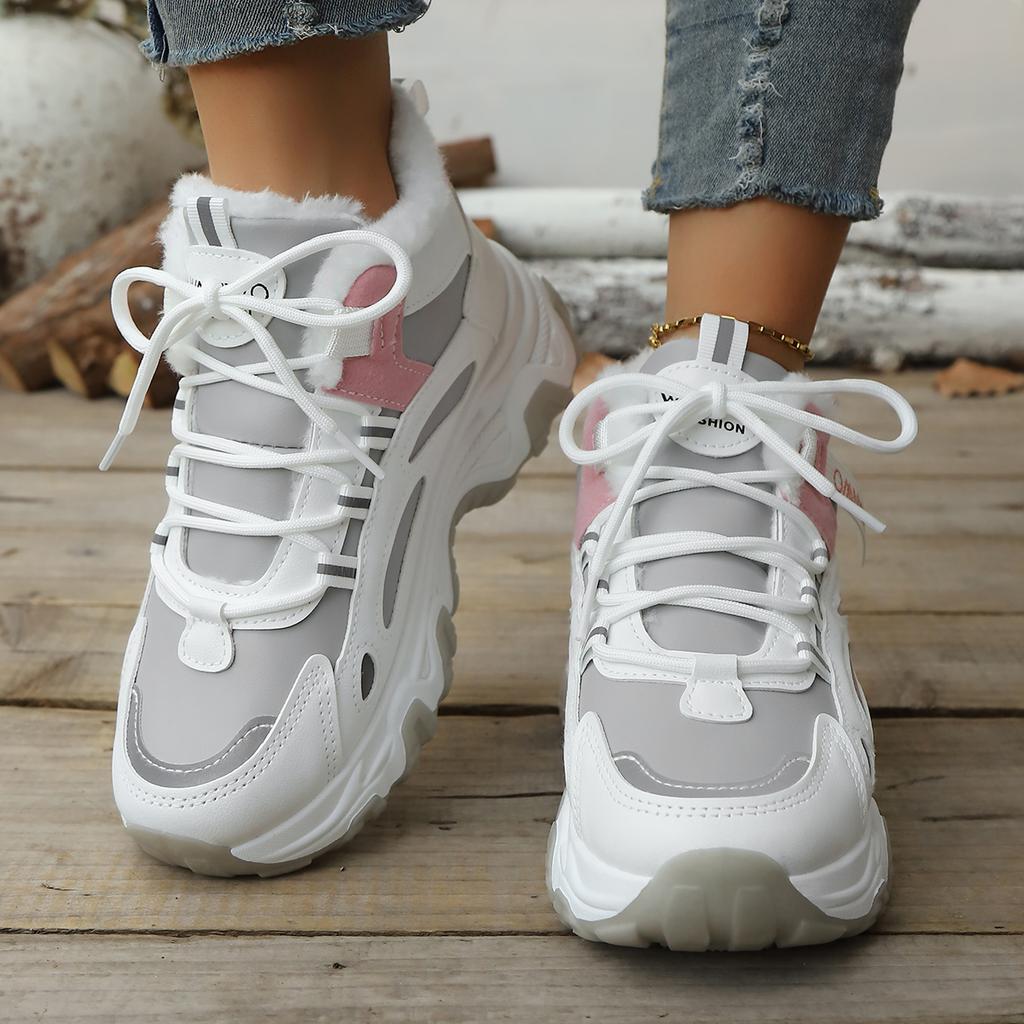 Fashion 2025 New Women Casual Snow Boots Winter Outdoor Walking Ankle Boots Non Slip Comfortable Designer Shoes Women Zapatos De Mujer