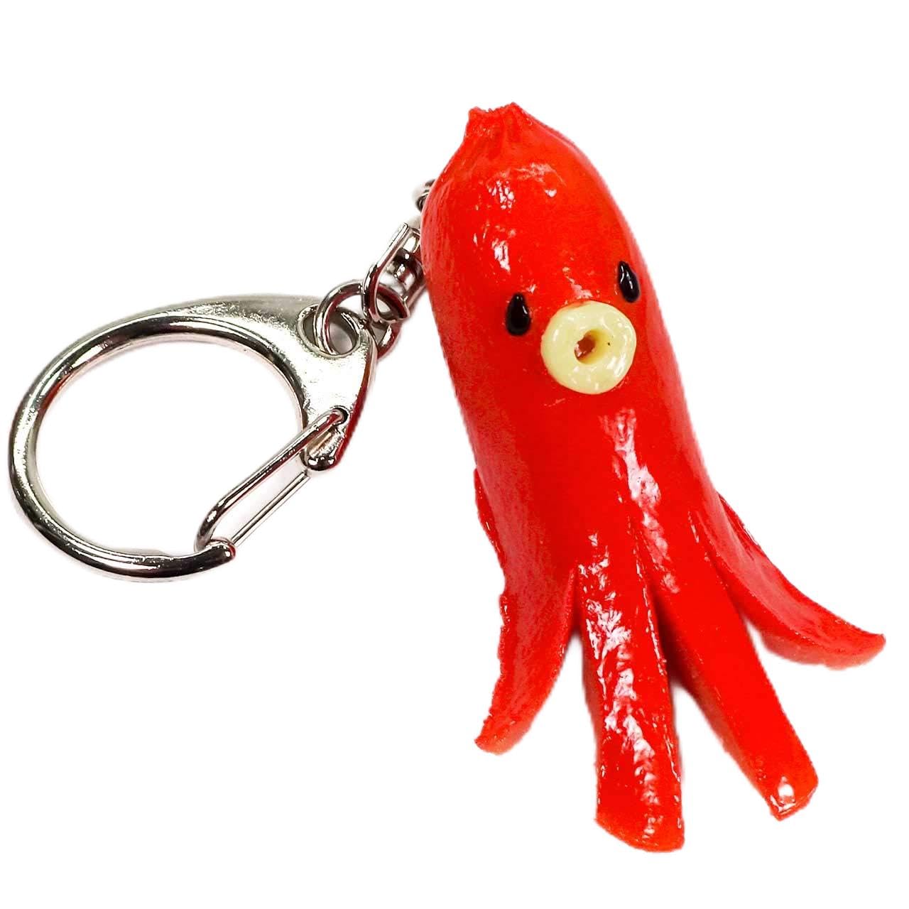 

Food Sample Keychain Octopus and Wiener Looks Like You Want to Eat 316K [Coconut Accessories] - - It,