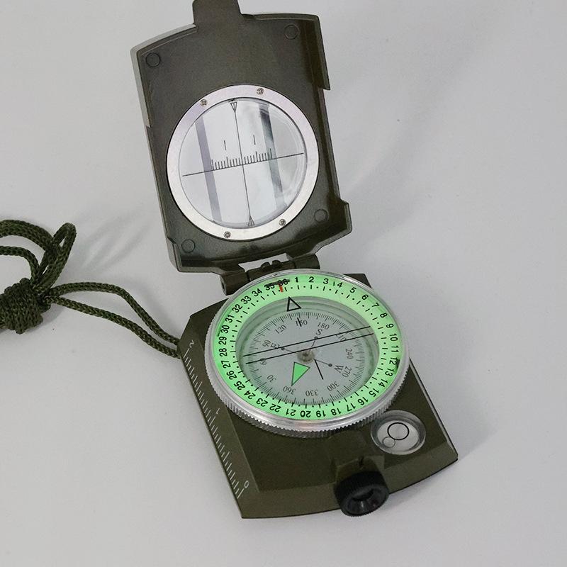 Cross-border Multi Functional High Precision Compass Survival Navigation Campout Outdoor Night Light Compass