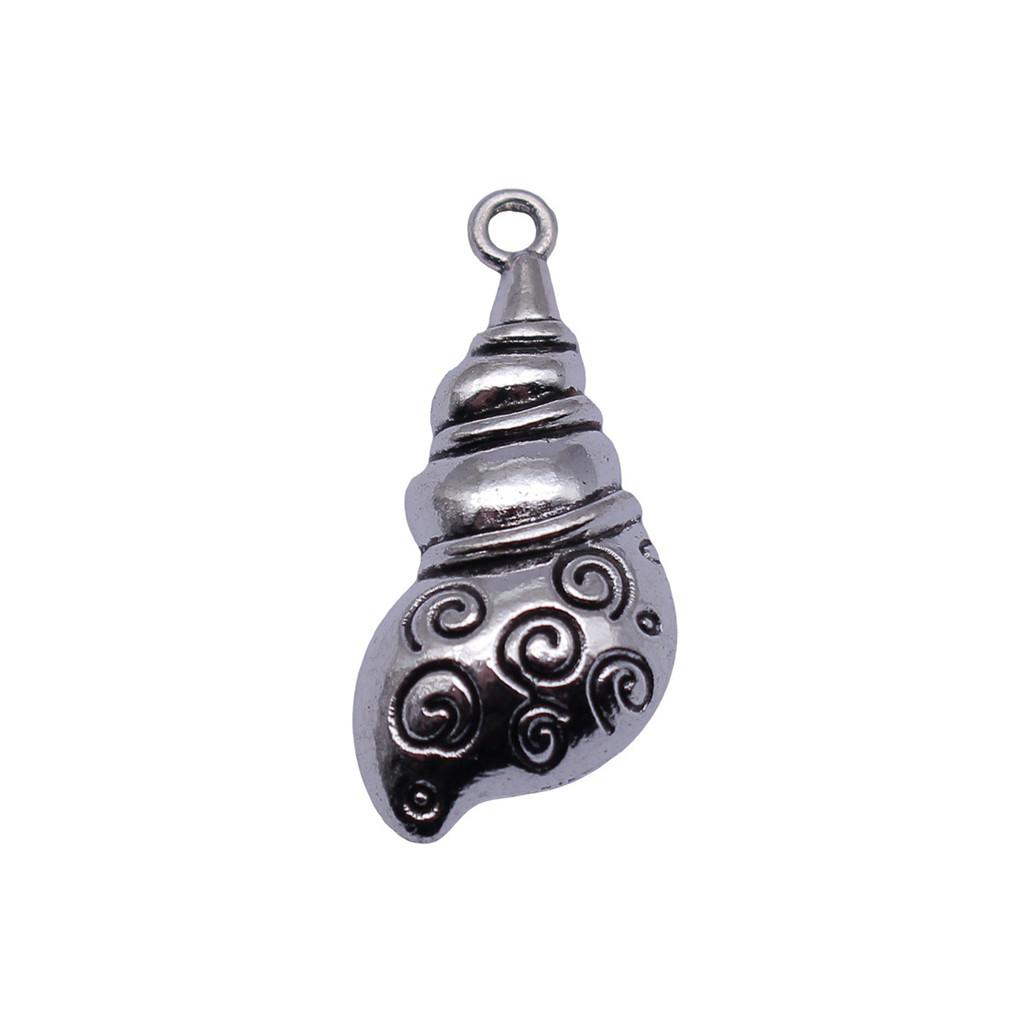 Shell Charms Multi Color Alloy Pendants For Beach Themed DIY Jewelry Accessories