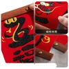 Small Couplets Velvet Fabric Chinese New Year Home Use Lucky Word Stickers Spring Swing Home Door Decoration