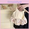 Stylish Summer Girls Two Piece Set With Trendy Sleeveless Design And Floral Shorts