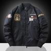 Baseball Uniform Casual Tactical Jackets Flight Embroidered Heavy Industry Flight Jacket Men's Workwear Spring Autumn Pilot Coat