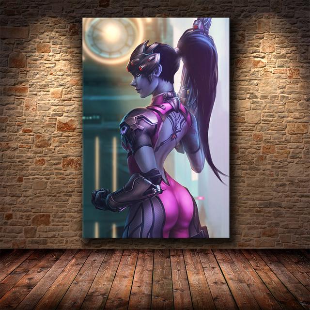 Overwatch Online Game Poster HD Canvas Painting Wall Art Modern Living Room Bedroom Boys Room Dormitory Game Room Cuadros Decor