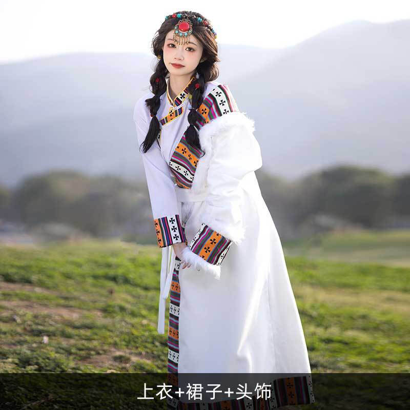 Women s Tibetan Style Performance Dress L