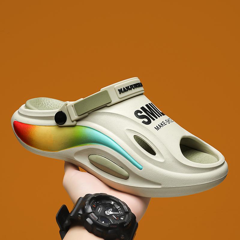 Hot Sale Summer Men's Slippers Fashion Mens Non-slip EVA Platform Beach Shoes Outdoor Man Sandals Classic Soft Couple's Slipper