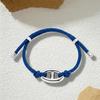 Niche Blue Trendy Bracelet with Charms - Versatile, Playful, and Personalized Styles Available