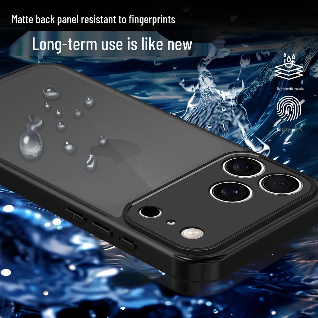 iPhone 17 Pro Max Skin-Feel Case: Apple 16 Frosted TPU+PC, Full Coverage Drop Protection for iPhone 14