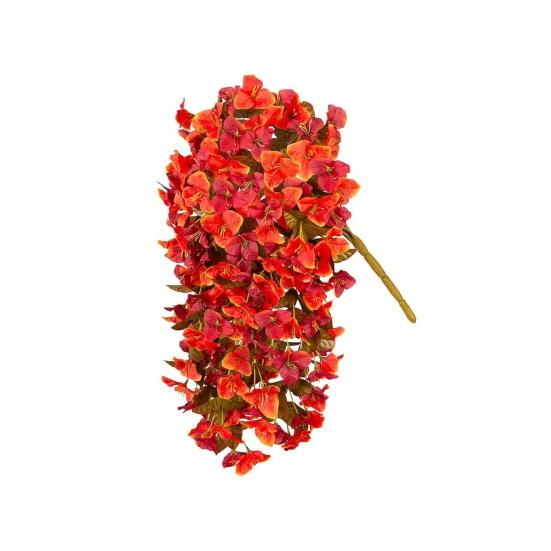 Artificial Bougainvillea Flower Faux Hanging Bougainvillea for Outside Long Trailing Vines Fake Flower for Door Porch Planter Urn Patio Balcony Decor