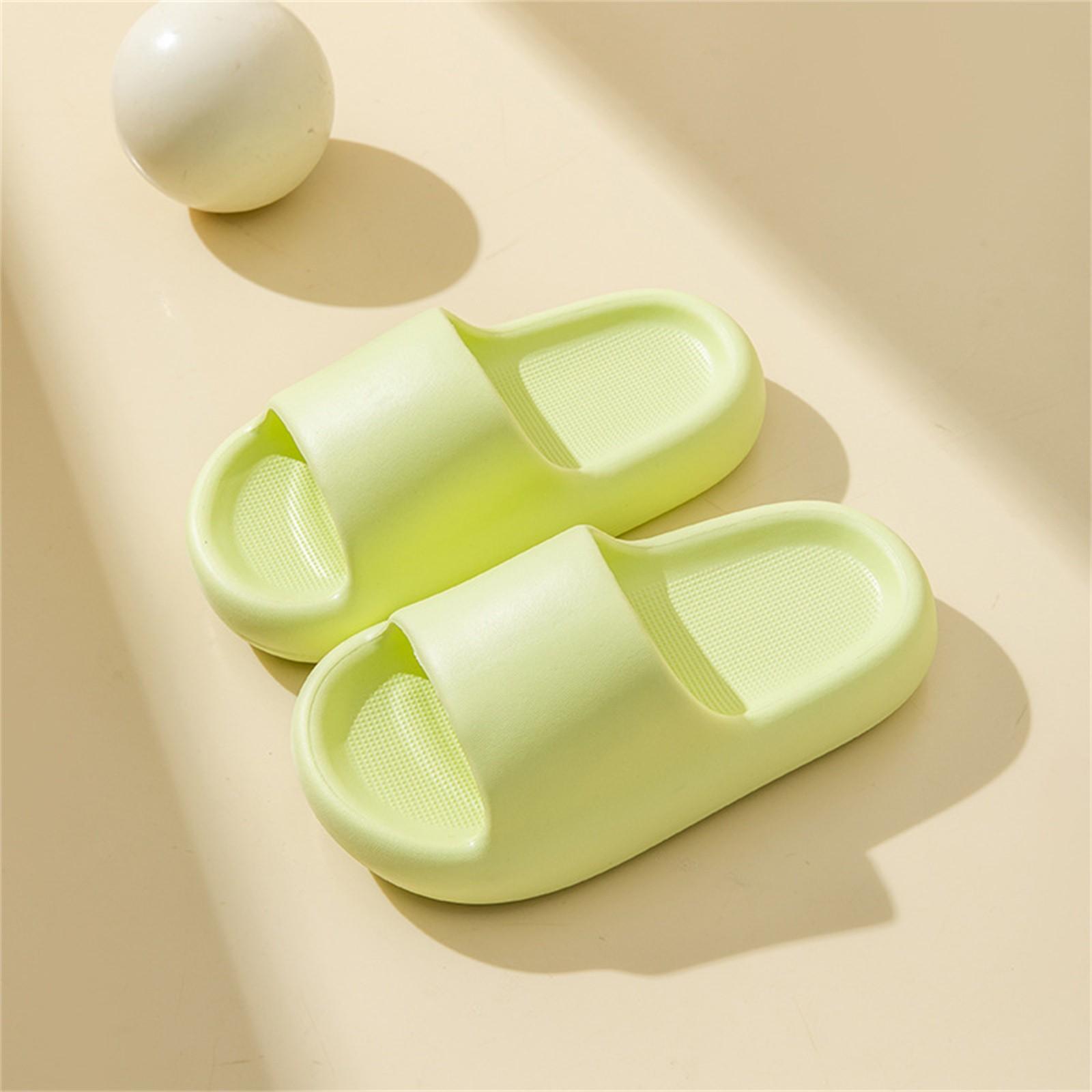 

Милая детская обувь для мужчин и женщин, легкие и мягкие подошвы, детские пляжные шлепанцы для дома и улицы 34 зелёный