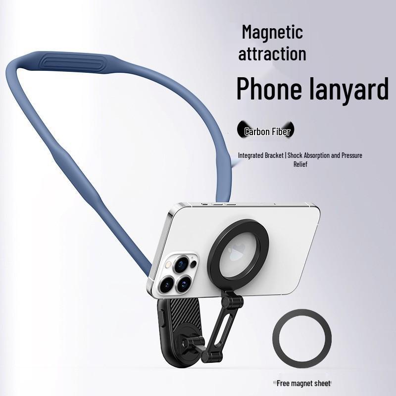 Magnetic Neck-Mount Camera & Phone Holder for Outdoor Sports