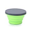 Folding Silicone Bowl Portable Lunch Box Microwave Safe Bento Crisper Retractable Travel Bowl for Instant Noodles Outdoor
