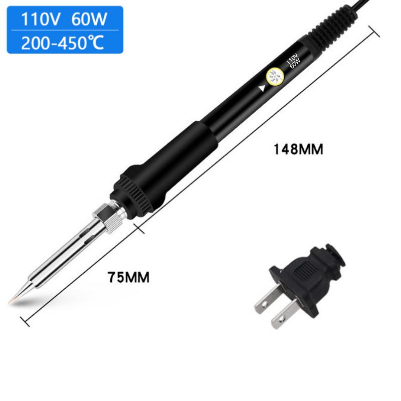 

Новый электрический паяльник с регулируемой температурой 220 В 110 В 60 Вт, сварочная паяльная станция, нагревательные карандаши, инструменты для ремонта