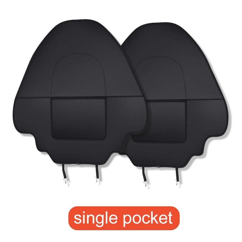 

Для Tesla Model Y Model 3 Защитные коврики для спинки автомобильного сиденья Защитные детские противоударные коврики Кожаные аксессуары для салона