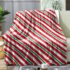 Green Christmas Winter Blanket Cover Christmas Tree Patchwork Pattern Decor Flannel Blankets Bed Bedspreads Cover Knee Blankets Pad