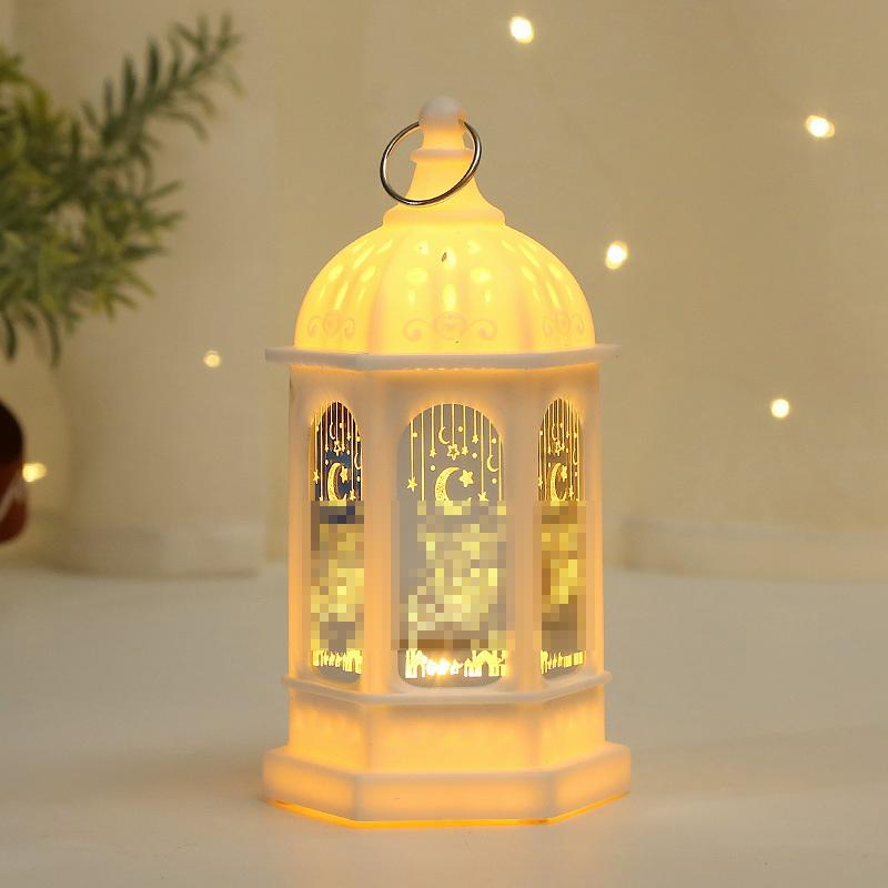 Muslim Ramadan Lantern Decor Eid Mubarak Led Festival Night Light Eid Al Adha Gift Ornament Eid Decoration For Home Party Supply