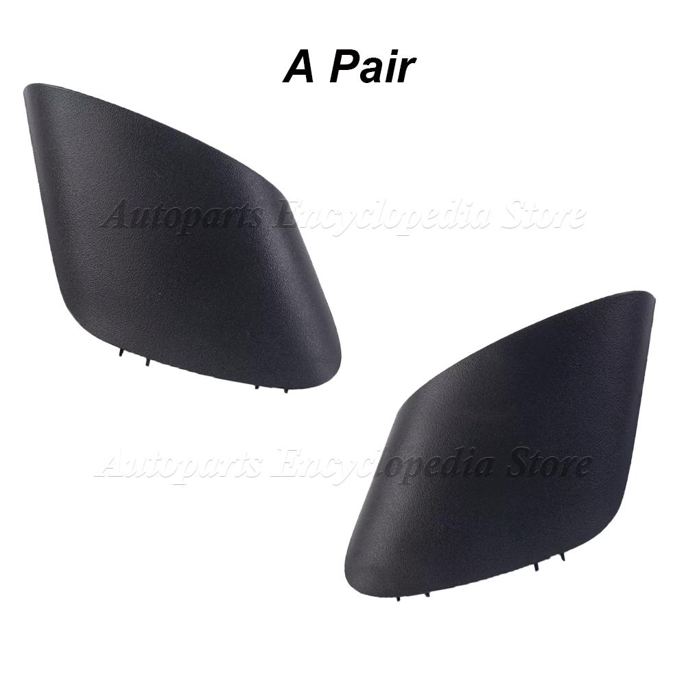 For Fiat Grand Punto Rearview Mirror Caps 735596884 735539385 Left Right Sides Black Car Side Door Mirror Caps