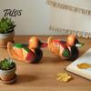 Warm Romantic Room Accent 1 Pair Wedding Ducks Ornament, Hand-Painted Wooden Mandarin Duck Statues, Color Lasting Vivid Statue Garden Bird Statue,