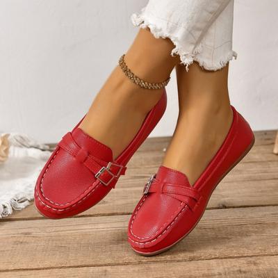 Lederschuhe für Damen, flache Schuhe, weiß, schwarz, Halbschuhe mit Absatz, lässige Damen-Mokassins, Slipper, flache Schuhe, Sommerschuhe