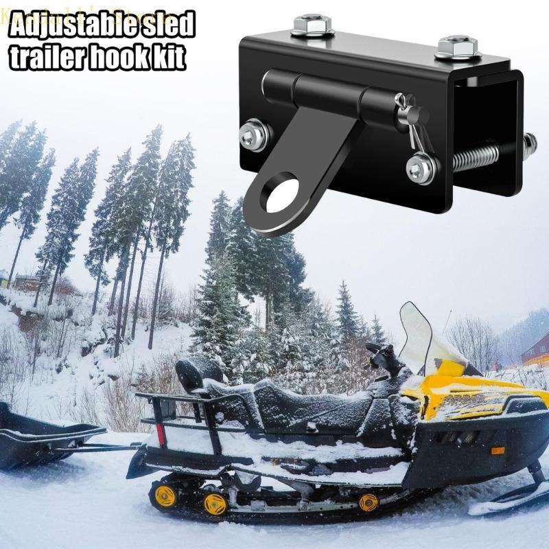 3XUB Secure Towing System Bumper Hitch for Snow Sleds Adjustable Heavy Duty Hitch